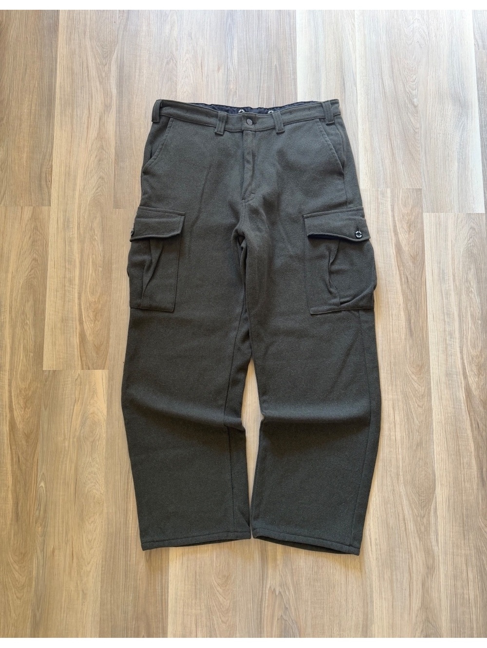 Vintage Big Bill Surplus Wool 36x32 Cargo Pants